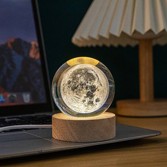 3D Crystal Lamp Ball(Moon)
